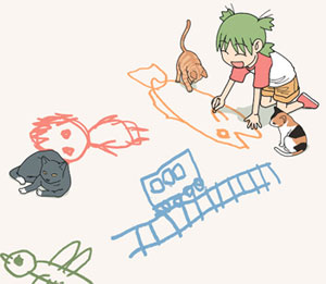 Yotsuba and Cats