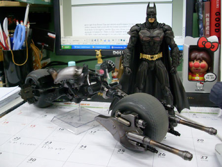 Batman and Batpod