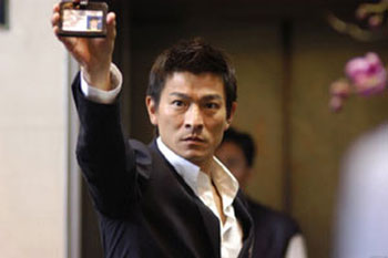 This is how Andy Lau enters all his fan gatherings.