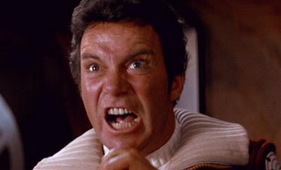 William Shatner in STAR TREK II: THE WRATH OF KHAN