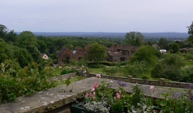 View from the Pink Terrace at Chartwell