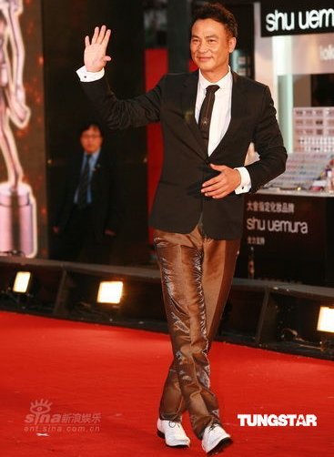 Simon Yam on the red carpet