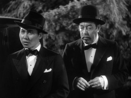 Keye Luke and Warner Oland