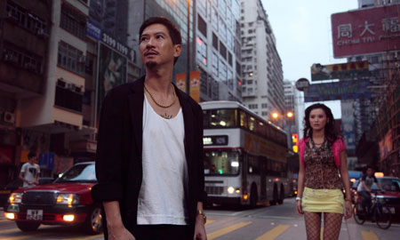 Nick Cheung and Monica Mok in To Live and Die in Mongkok